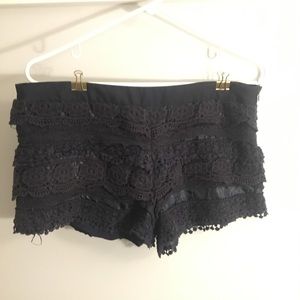 Francesca's Lace Shorts
